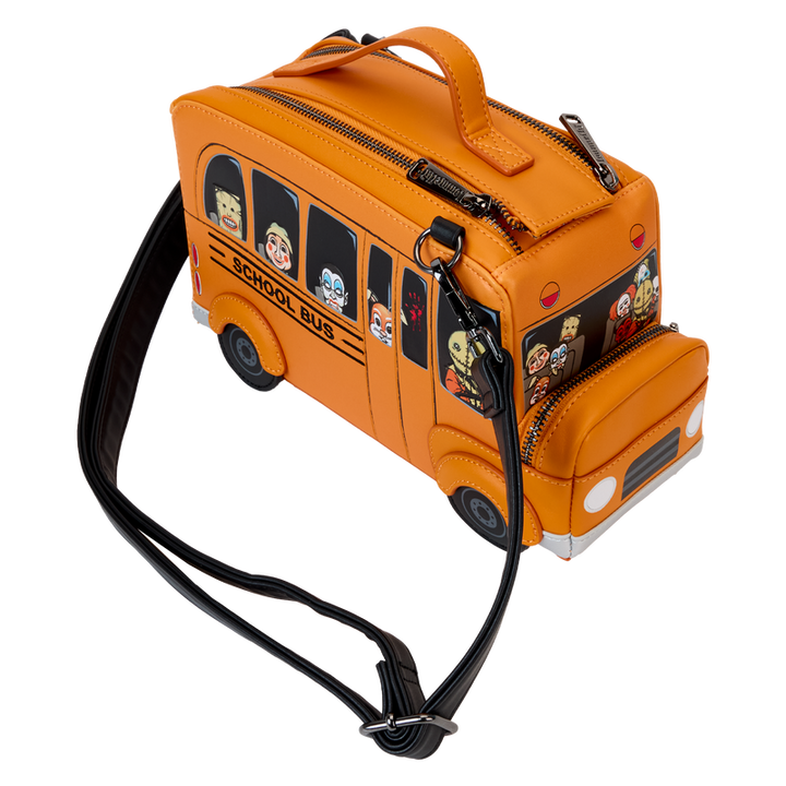 Trick 'R Treat School Bus Loungefly Figural Crossbody Bag