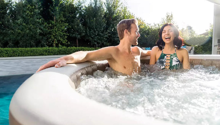 Intex PureSpa Bubble Round Inflatable Spa (4 Person)