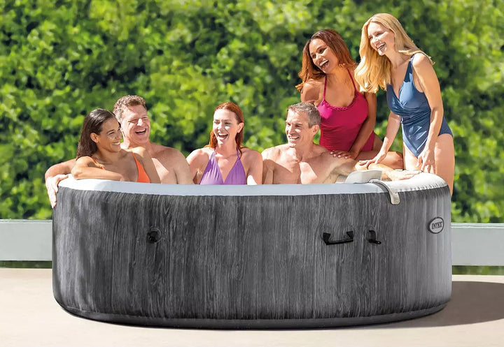 Intex Purespa (6 Person) Greywood Deluxe Set