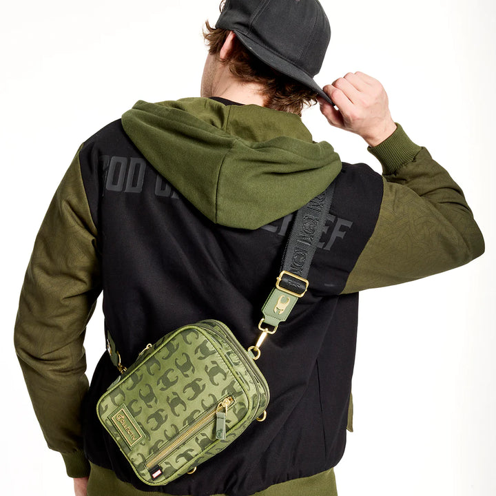 Loungefly Collectiv Marvel Loki The Infuencr Convertible Crossbody Bag