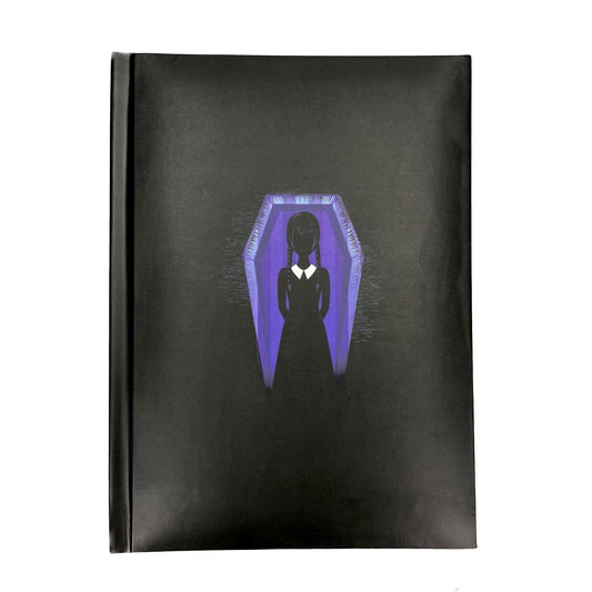 Wednesday Dark Side Light-Up Notebook front view
