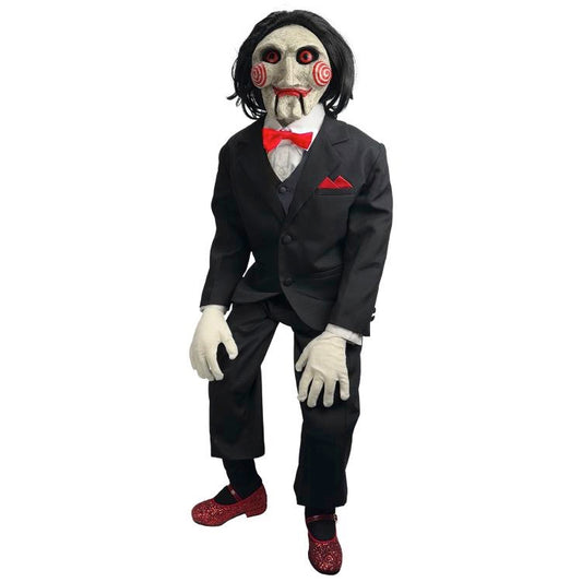 Saw Billy the Puppet Deluxe Prop Replica with Sound and Motion front view
