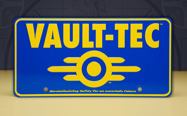 Official Fallout Vaul-Tec Metal Sign
