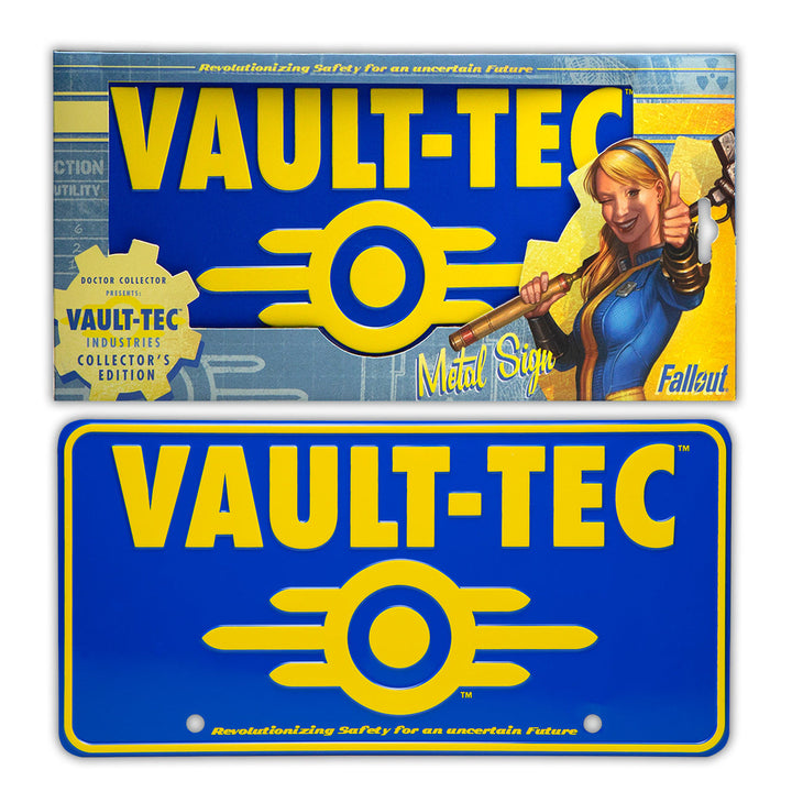 Official Fallout Vaul-Tec Metal Sign