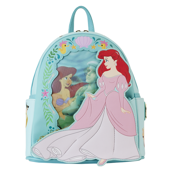 Loungefly The Little Mermaid Princess Series Lenticular Mini Backpack