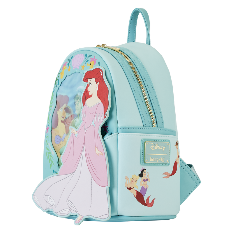 Loungefly The Little Mermaid Princess Series Lenticular Mini Backpack