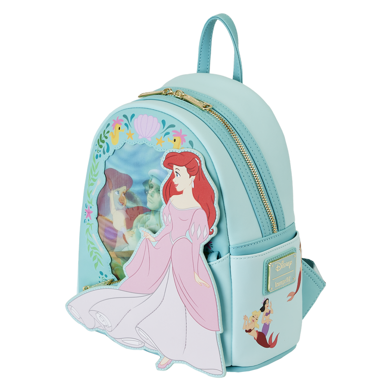 Loungefly The Little Mermaid Princess Series Lenticular Mini Backpack