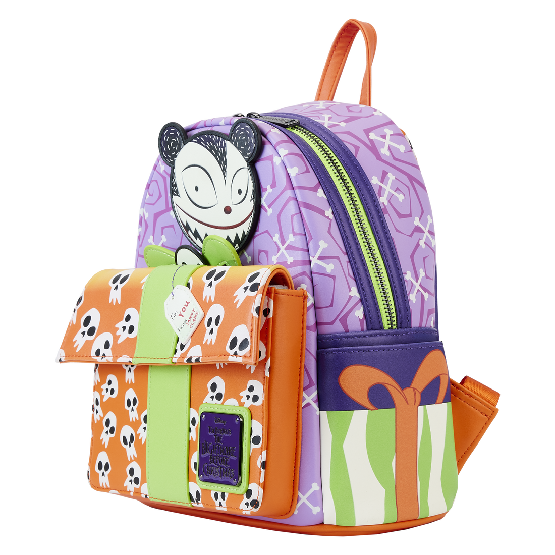 Loungefly Disney The Nightmare Before Christmas Scary Teddy Present Mini Backpack