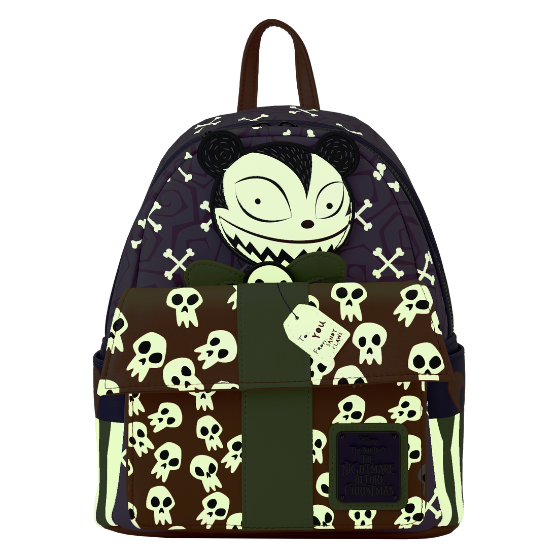 Loungefly Disney The Nightmare Before Christmas Scary Teddy Present Mini Backpack