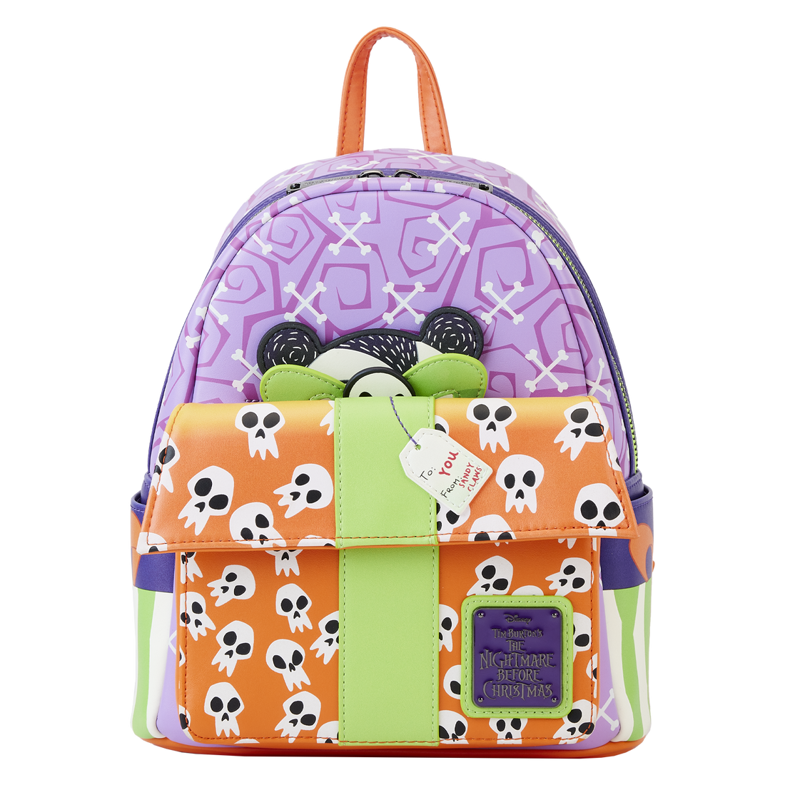 Loungefly Disney The Nightmare Before Christmas Scary Teddy Present Mini Backpack