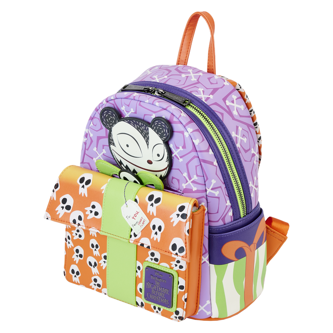 Loungefly Disney The Nightmare Before Christmas Scary Teddy Present Mini Backpack