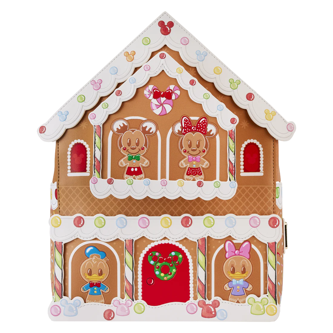 Loungefly Mickey & Friends Gingerbread House Mini Backpack