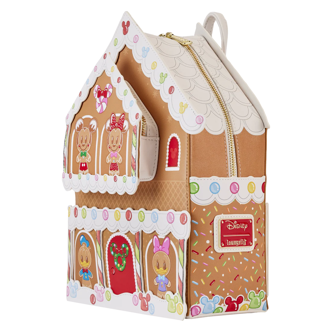 Loungefly Mickey & Friends Gingerbread House Mini Backpack