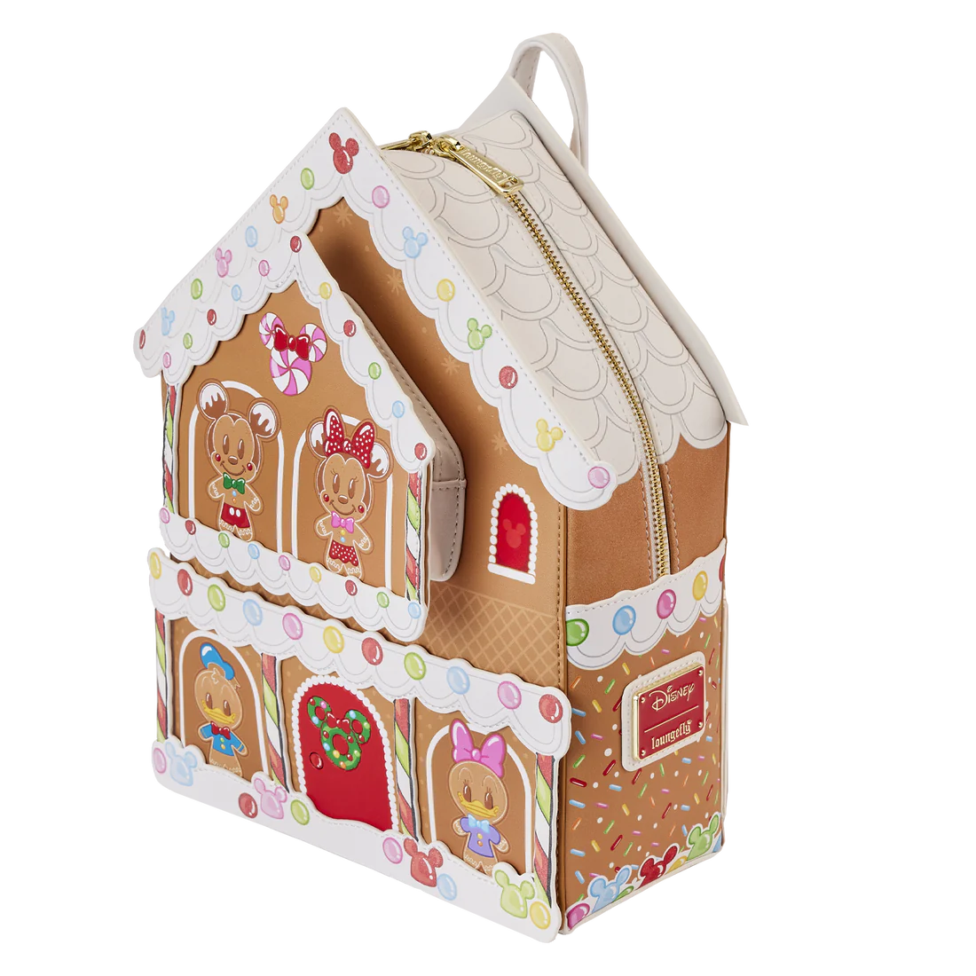 Loungefly Mickey & Friends Gingerbread House Mini Backpack