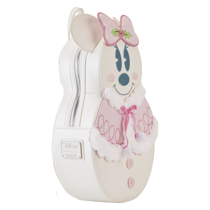 Loungefly Disney Minnie Mouse Pastel Snowman Mini Backpack