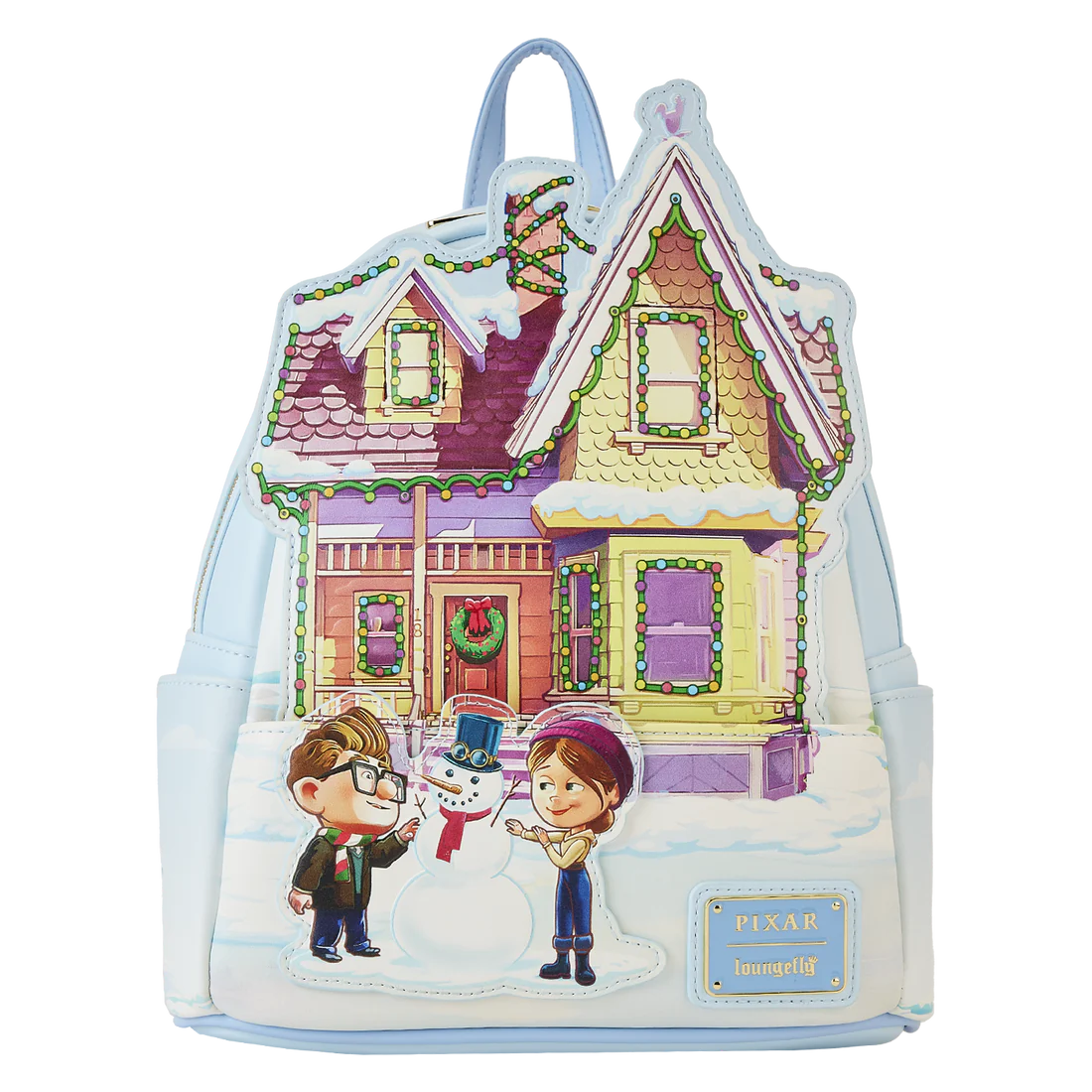 Loungefly Up House Holiday Light Up Mini Backpack