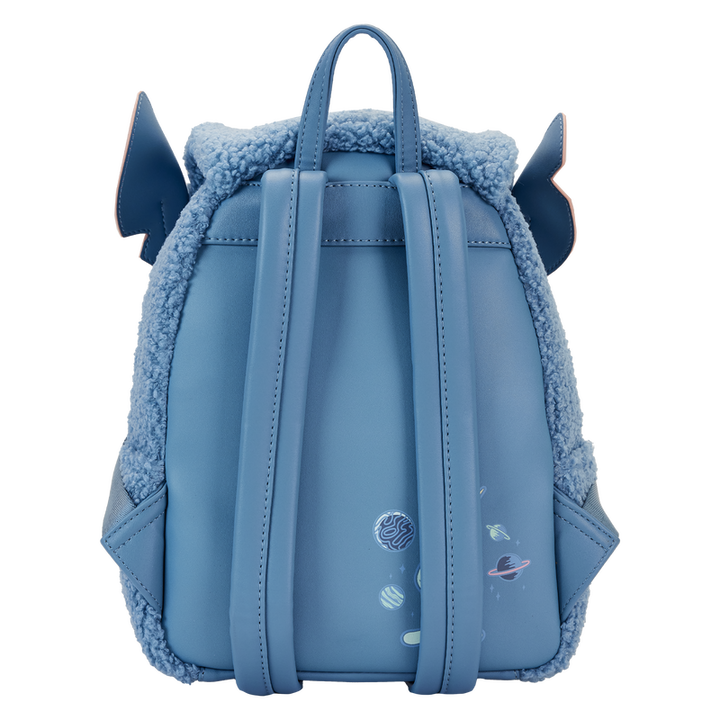 Loungefly Stitch Plush Sherpa Cosplay Mini Backpack