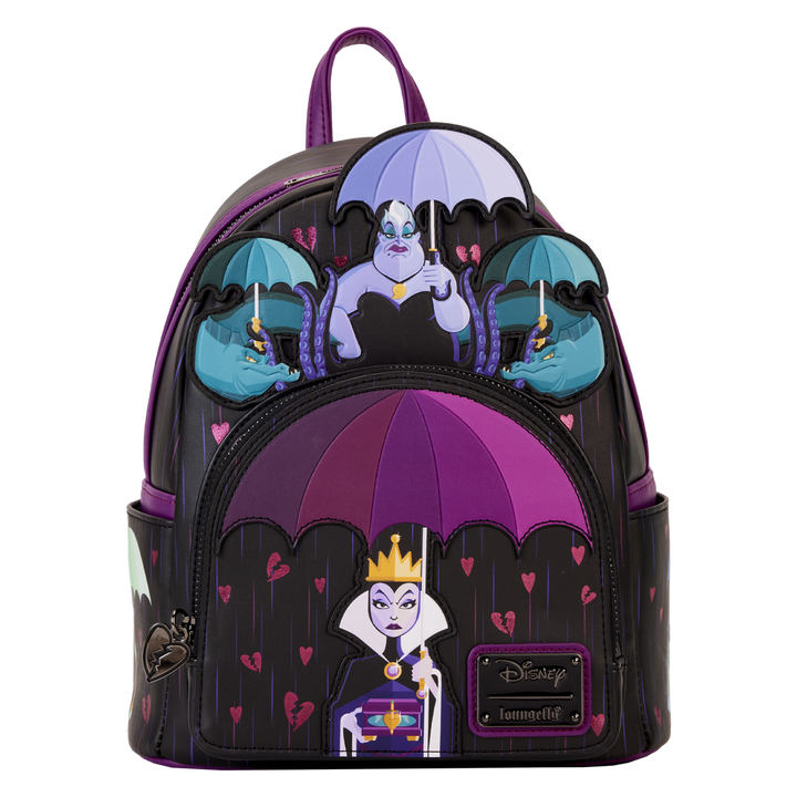Loungefly Disney Villains Curse Your Hearts Mini Backpack