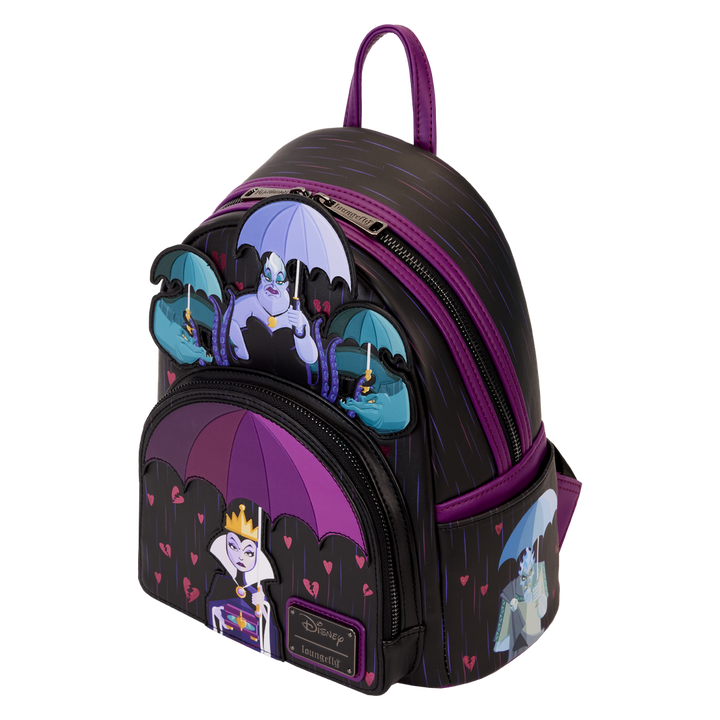 Loungefly Disney Villains Curse Your Hearts Mini Backpack