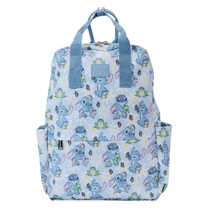 Loungefly Stitch Springtime Daisy All-Over Print Backpack