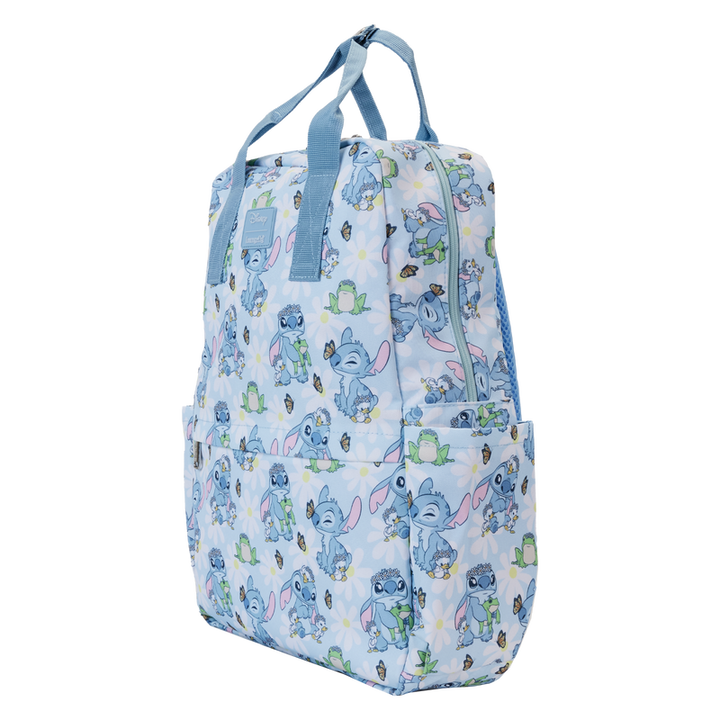 Loungefly Stitch Springtime Daisy All-Over Print Backpack