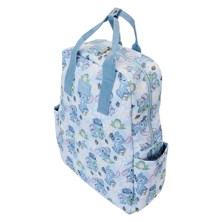 Loungefly Stitch Springtime Daisy All-Over Print Backpack