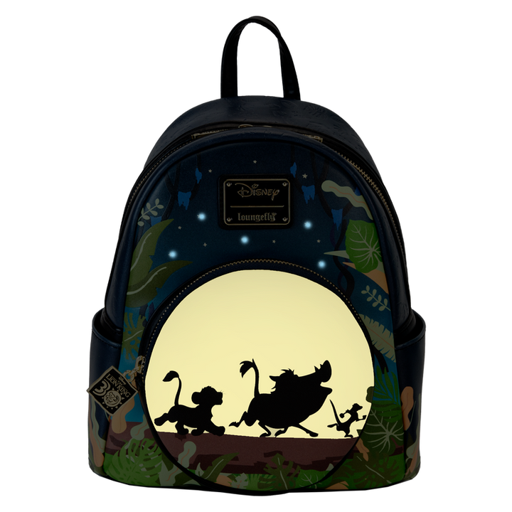 Loungefly Disney The Lion King 30th Anniversary Hakuna Matata Silhouette Mini Backpack