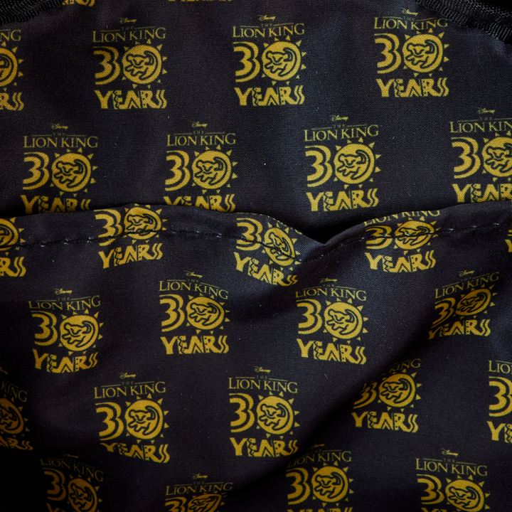 Loungefly Disney The Lion King 30th Anniversary Silhouette All Over Print Canvas Backpack