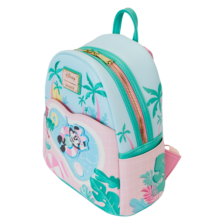 Loungefly Minnie Mouse Vacation Style Mini Backpack