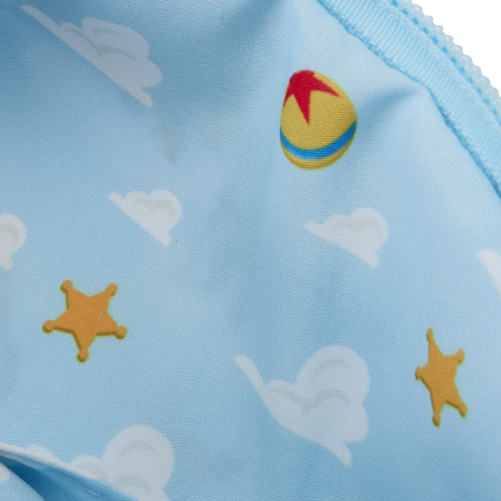 Loungefly Toy Story Movie Collab All Over Print Nylon Wristlet Wallet