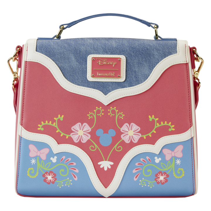 Loungefly Disney Western Mickey And Minnie Crossbody Bag
