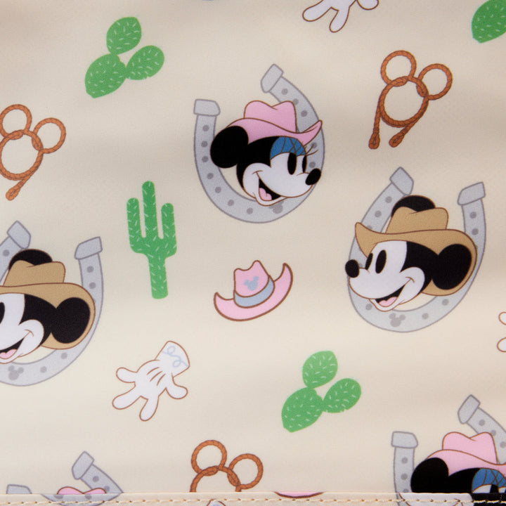 Loungefly Disney Western Mickey And Minnie Crossbody Bag