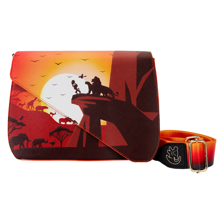 Loungefly Disney The Lion King 30th Anniversary Pride Rock Silhouette Crossbody Bag