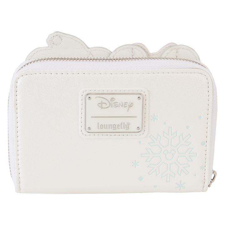 Loungefly Disney Mickey & Minnie Pastel Snowman Zip Around Wallet