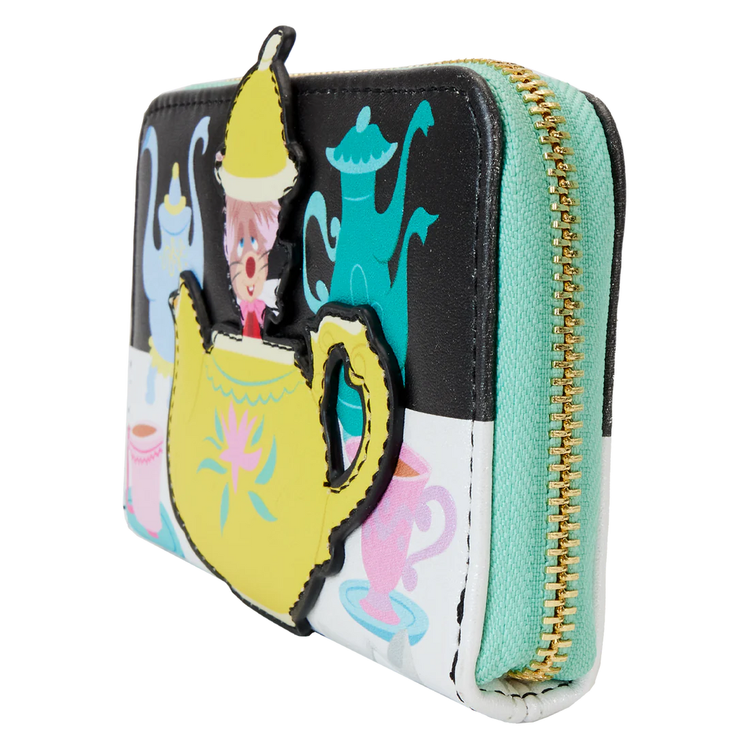 Loungefly Disney Alice In Wonderland Unbirthday Zip Around Wallet