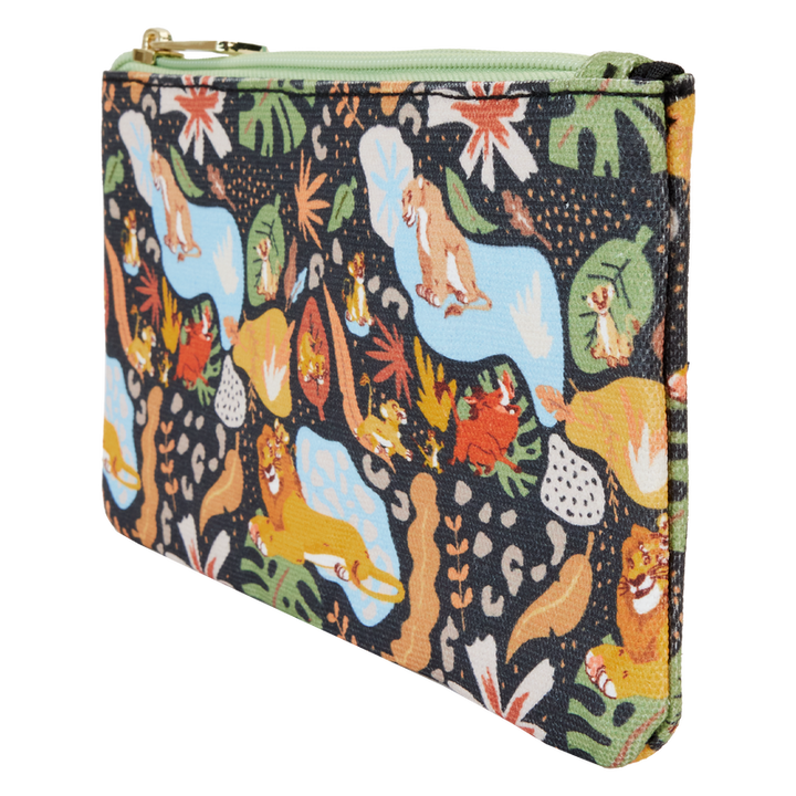 Loungefly Disney The Lion King 30th Anniversary Silhouette All Over Print Canvas Wristlet
