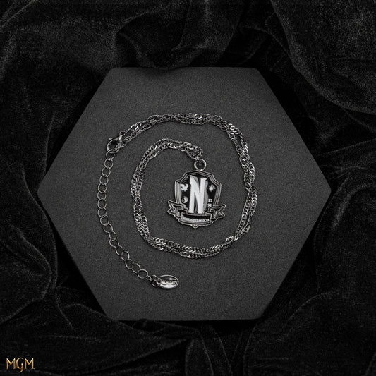 Wednesday Nevermore Academy Necklace, alternate view
