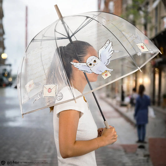 Harry Potter Hedwig Transparent Dome Umbrella, alternate view