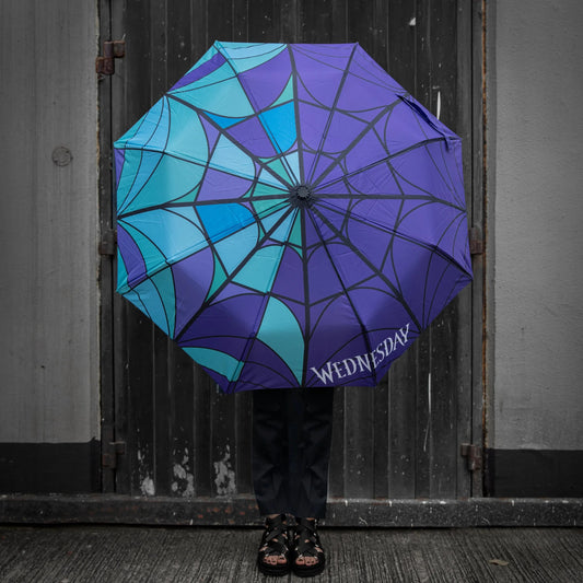 Wednesday Stained Glass Umbrella, alternate view
