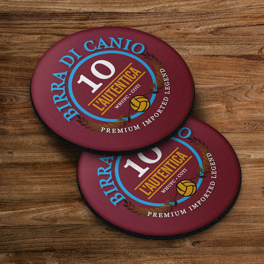West Ham Di Canio - Football Coaster - Square Or Circle, alternate view