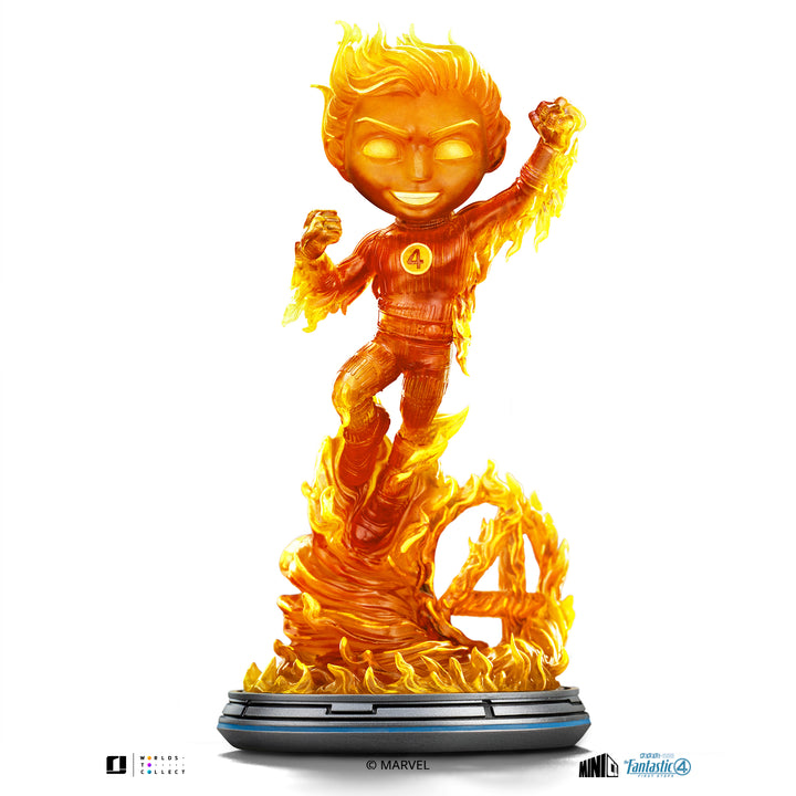 Iron Studios The Fantastic Four First Steps MiniCo Human Torch Figure