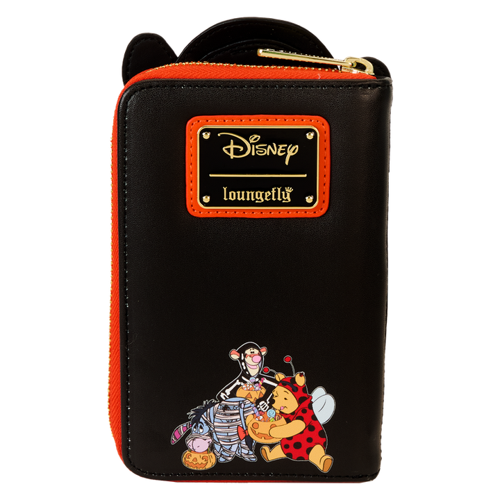 Winnie The Pooh Skeleton Tigger Cosplay Loungefly Glow Zip Around Wallet