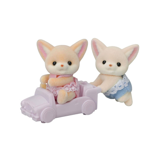 Sylvanian Families Fennec Fox Twins Toy Playset for Ages 3 and Up, alternate view