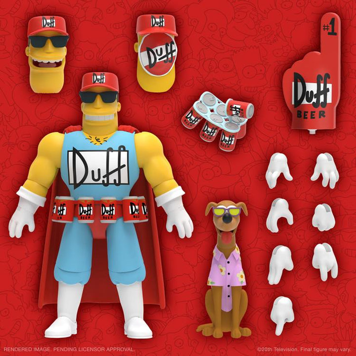 The Simpsons ULTIMATES! Duffman Action Figure