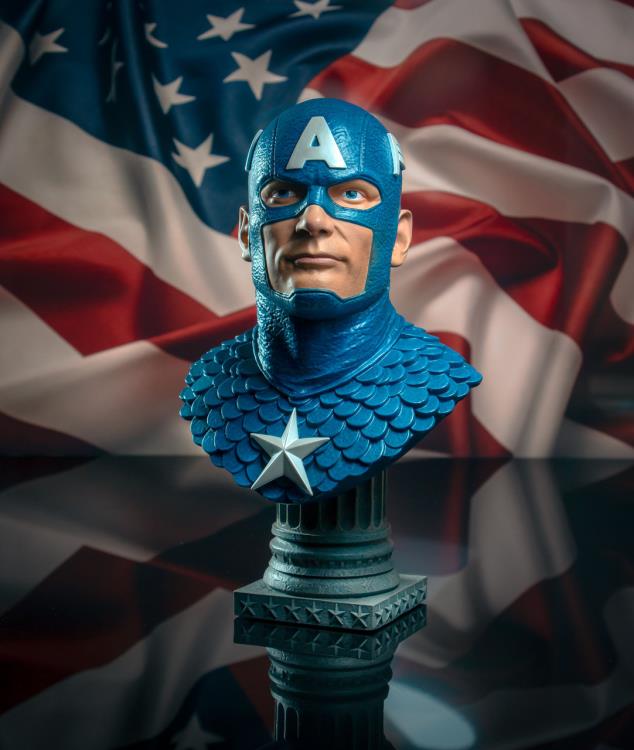 Marvel Legends in 3D Captain America 1/2 Scale Limited Edition Bust