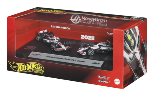 Hot Wheels Premium Formula 1 2-Pack: Haas