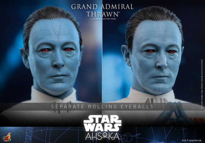 Hot Toys Star Wars Ahsoka Series Grand Admiral Thrawn 1/6th Scale Figure