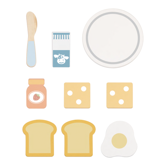 Hi Pando - Wooden Toaster Set