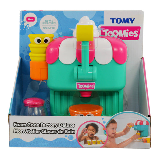 Tomy Foam Cone Factory Deluxe Peppa Pig Bath Toy Set
