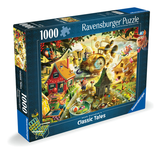 Look Out Little Pigs 1000 Piece Jigsaw Puzzle